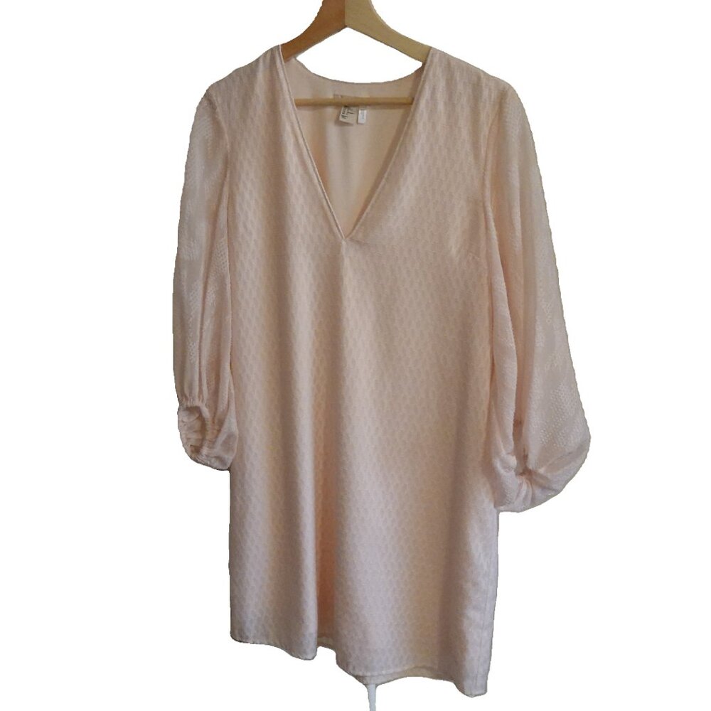 H&M V-Neck Puff Sleeve Short Dress in Size 6